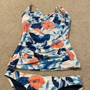 Seafolly Tropical Vacay Tankini Set US Size 4 / AU 8 Swimsuit